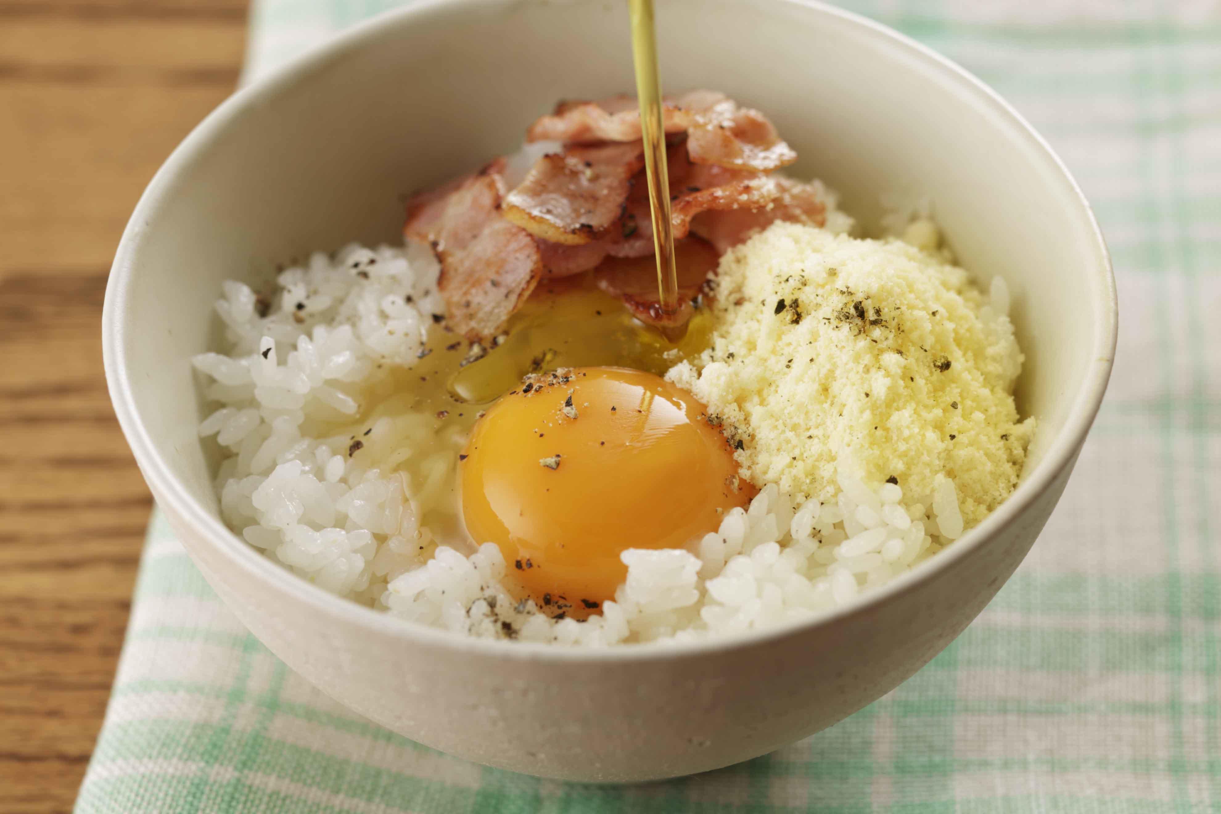カルボナーラ風ご飯