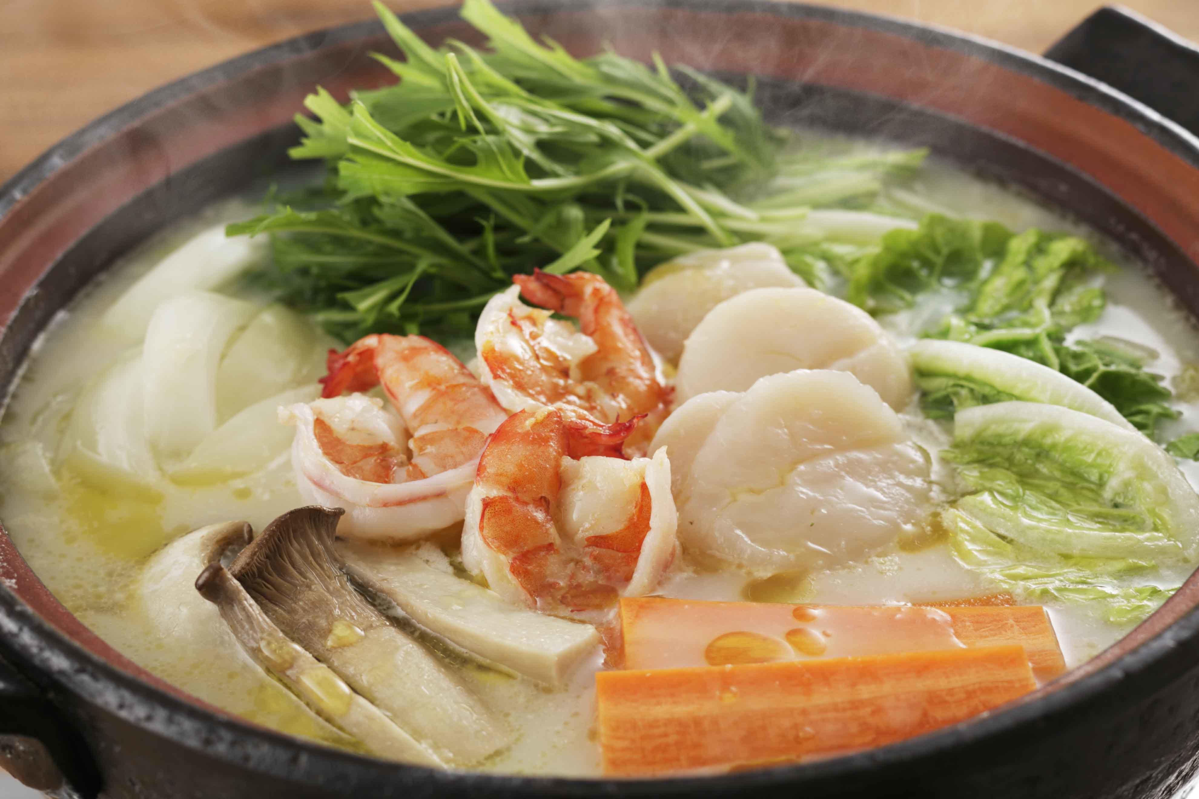 魚介のクリームシチュー鍋