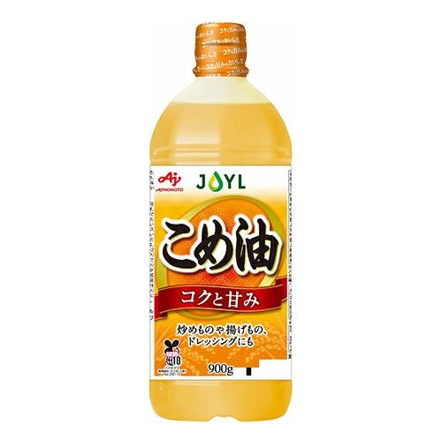 国内製造　味の素　jオイル　こめ油　900g【7本セット】 AJINOMOTO こめ油」 900gエコボトル | J-オイルミルズ公式