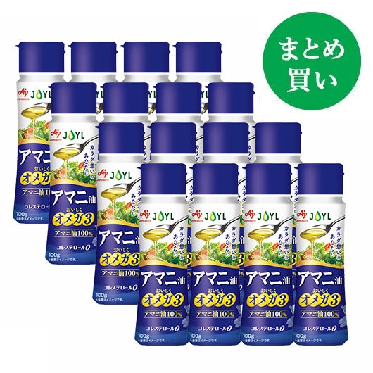 まとめ】「AJINOMOTO アマニ油」 100g鮮度キープボトル×16本 | J