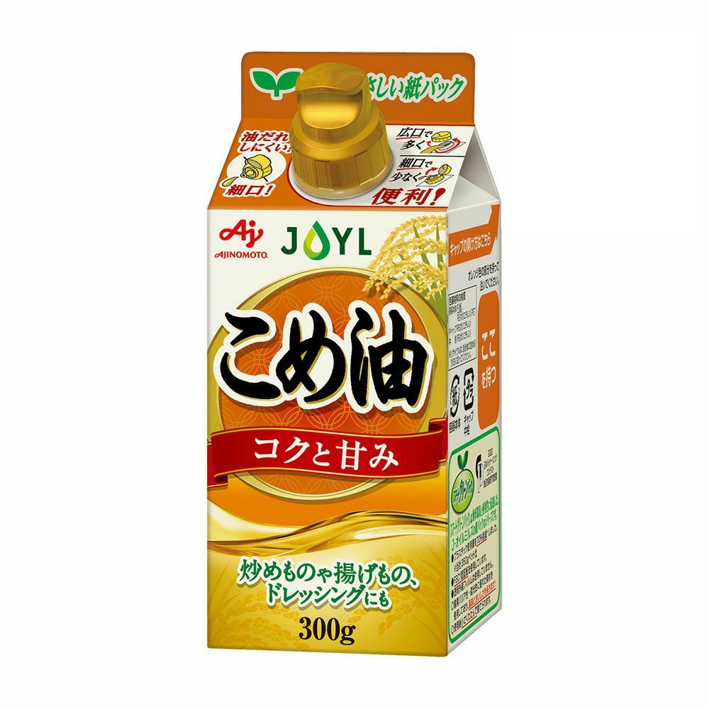 「AJINOMOTO こめ油」 ３００ｇスマートグリーンパック